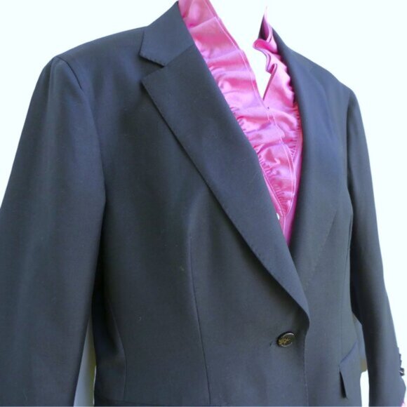 Suitsupply Cameron Women Navy Blazer Pure WooL Single Button Center Vent 42 - Picture 2 of 9